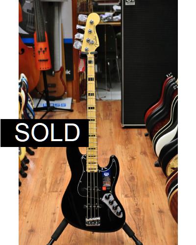 Fender American Elite Jazz Bass Black MN